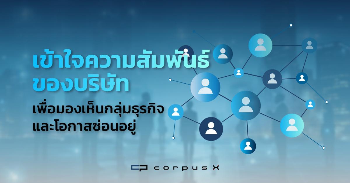เข้าใจความสัมพันธ์ของบริษัท มองเห็นธุรกิจและโอกาสที่ซ่อนอยู่