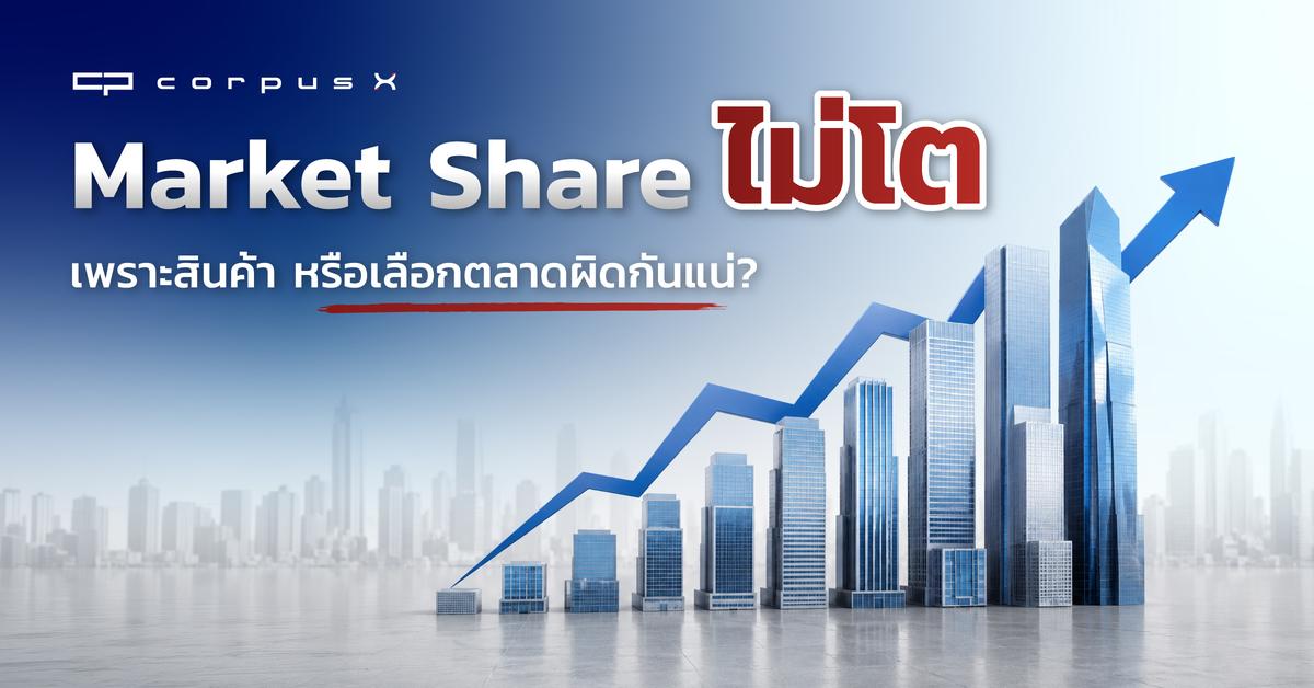 Market Share ไม่โต เพราะสินค้า หรือเลือกตลาดผิดกันแน่?