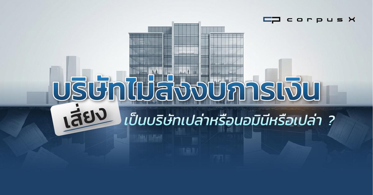 บริษัทไม่ส่งงบการเงิน เสี่ยงเป็นบริษัทเปล่าหรือนอมินีหรือไม่