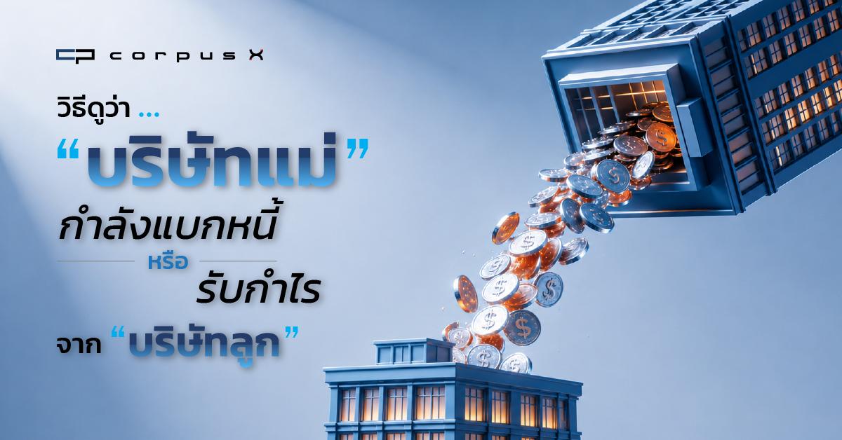 วิธีดูว่า "บริษัทแม่" กำลังแบกหนี้หรือรับกำไรจากบริษัทลูก